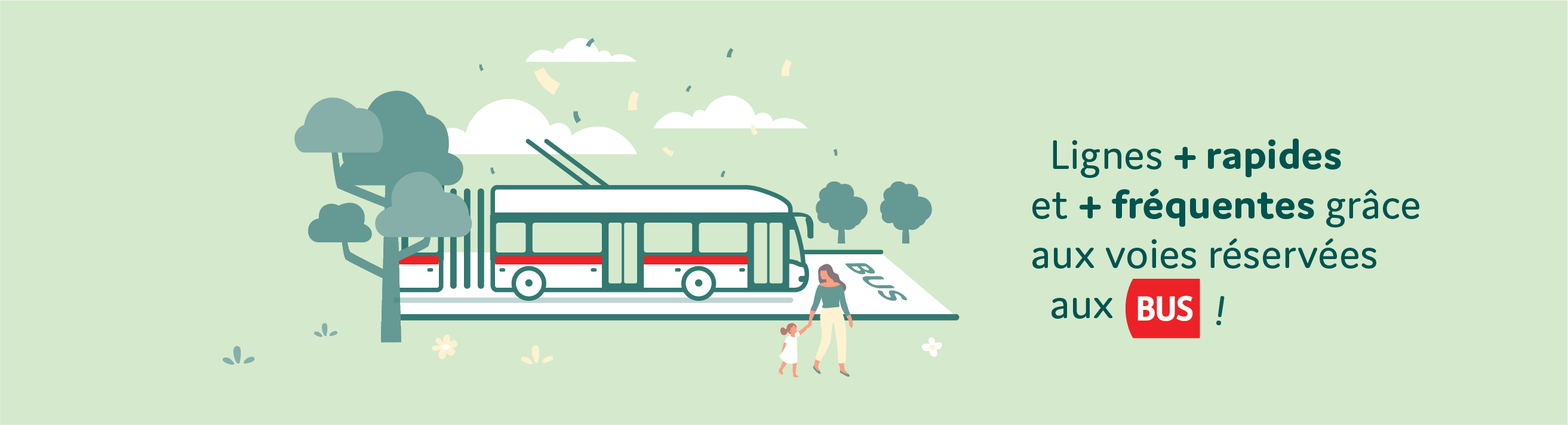 Voies de bus réservés