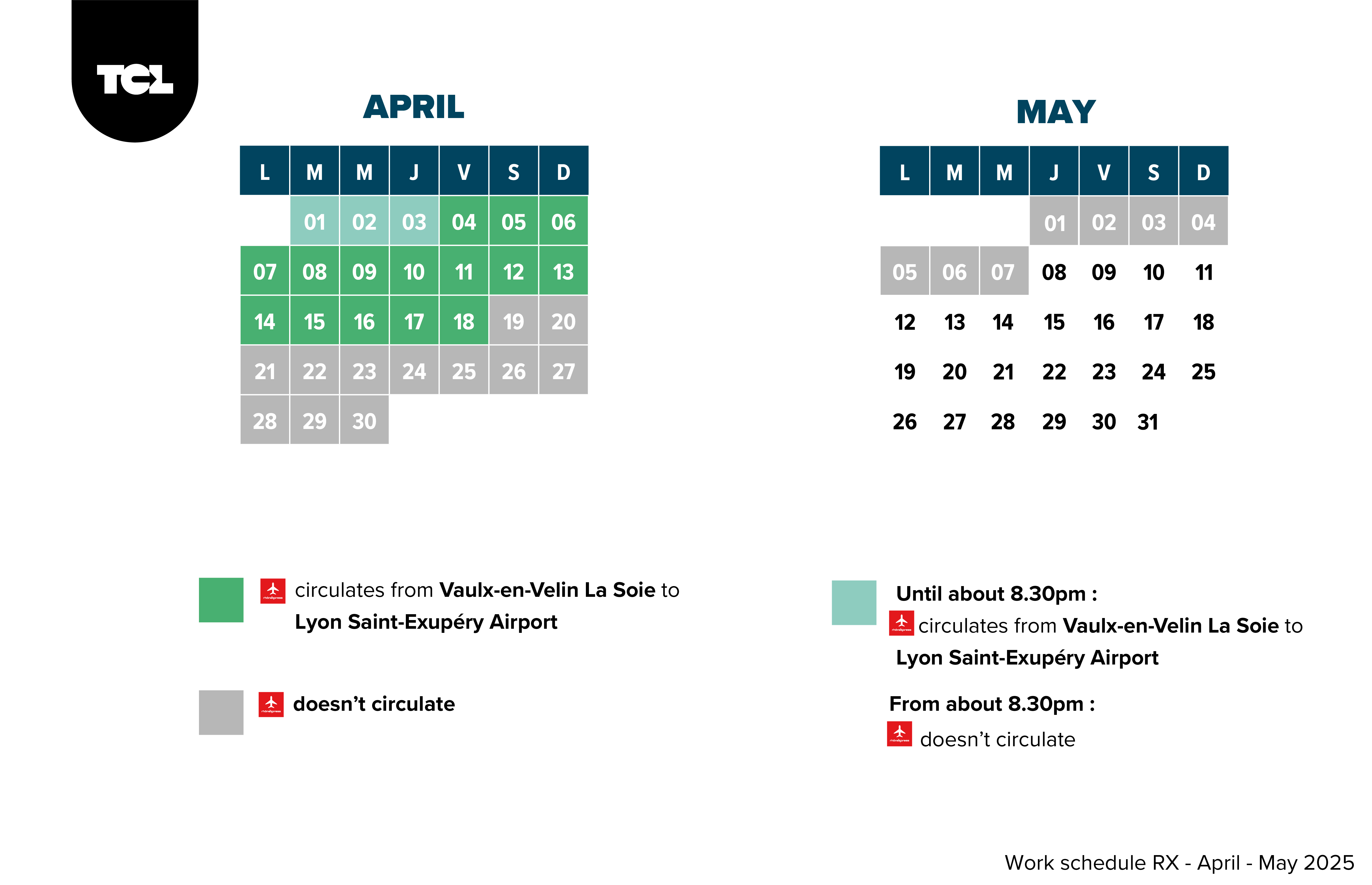 RX Calendar