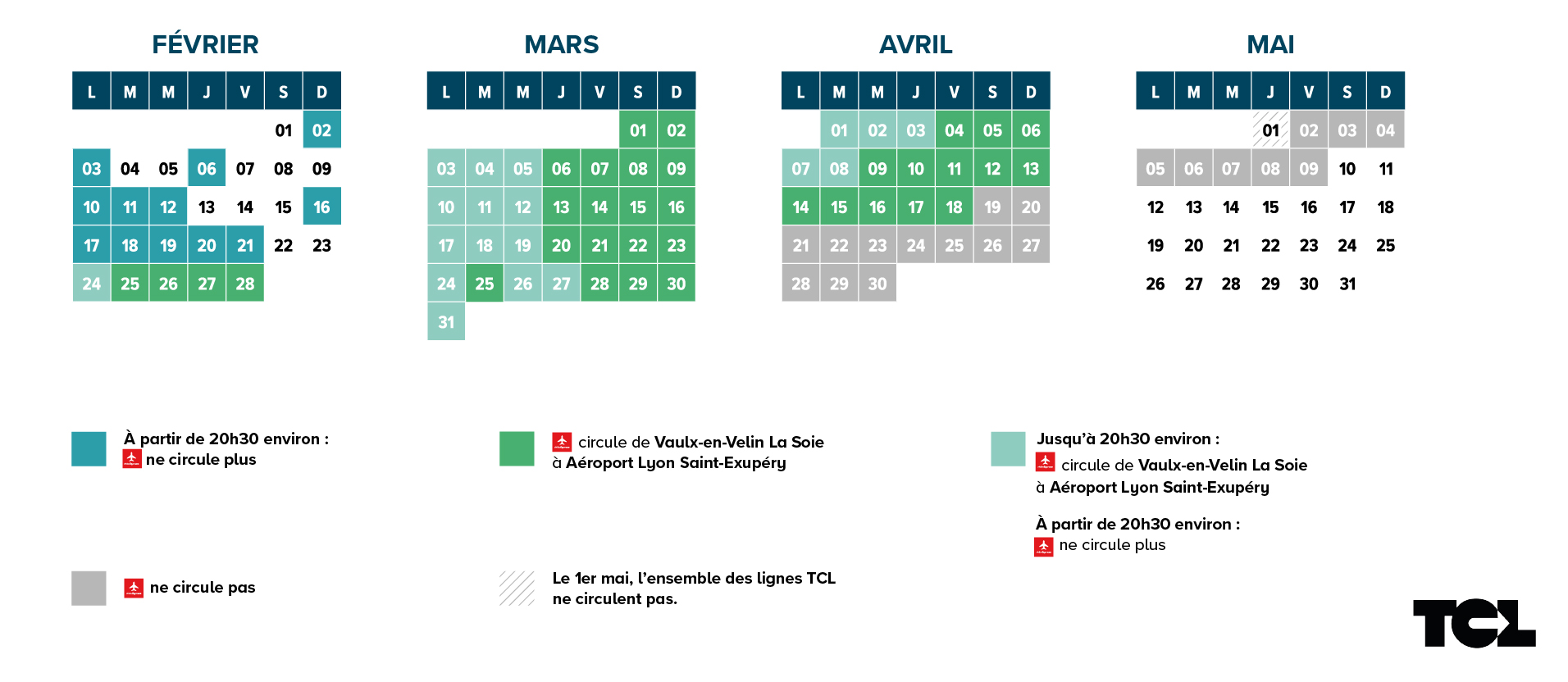 Calendrier RX