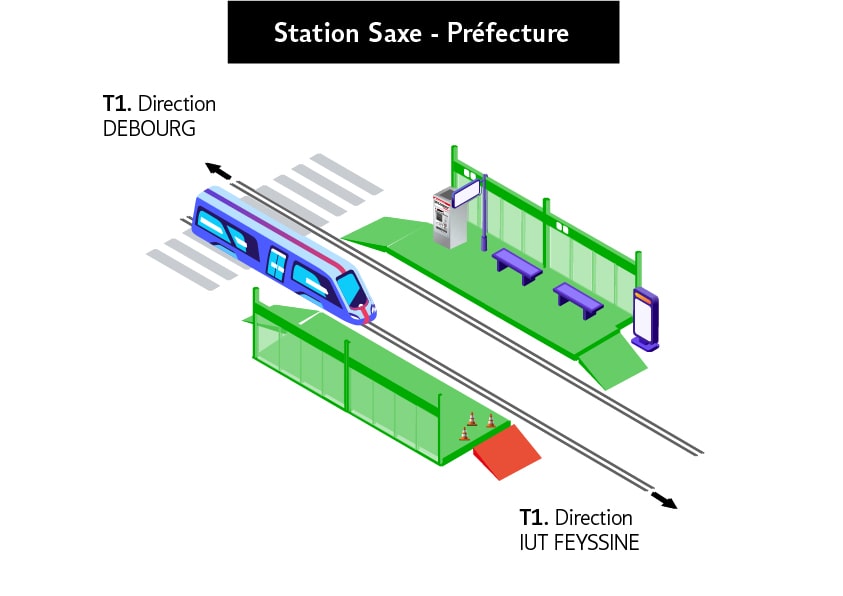 Station Saxe préfecture