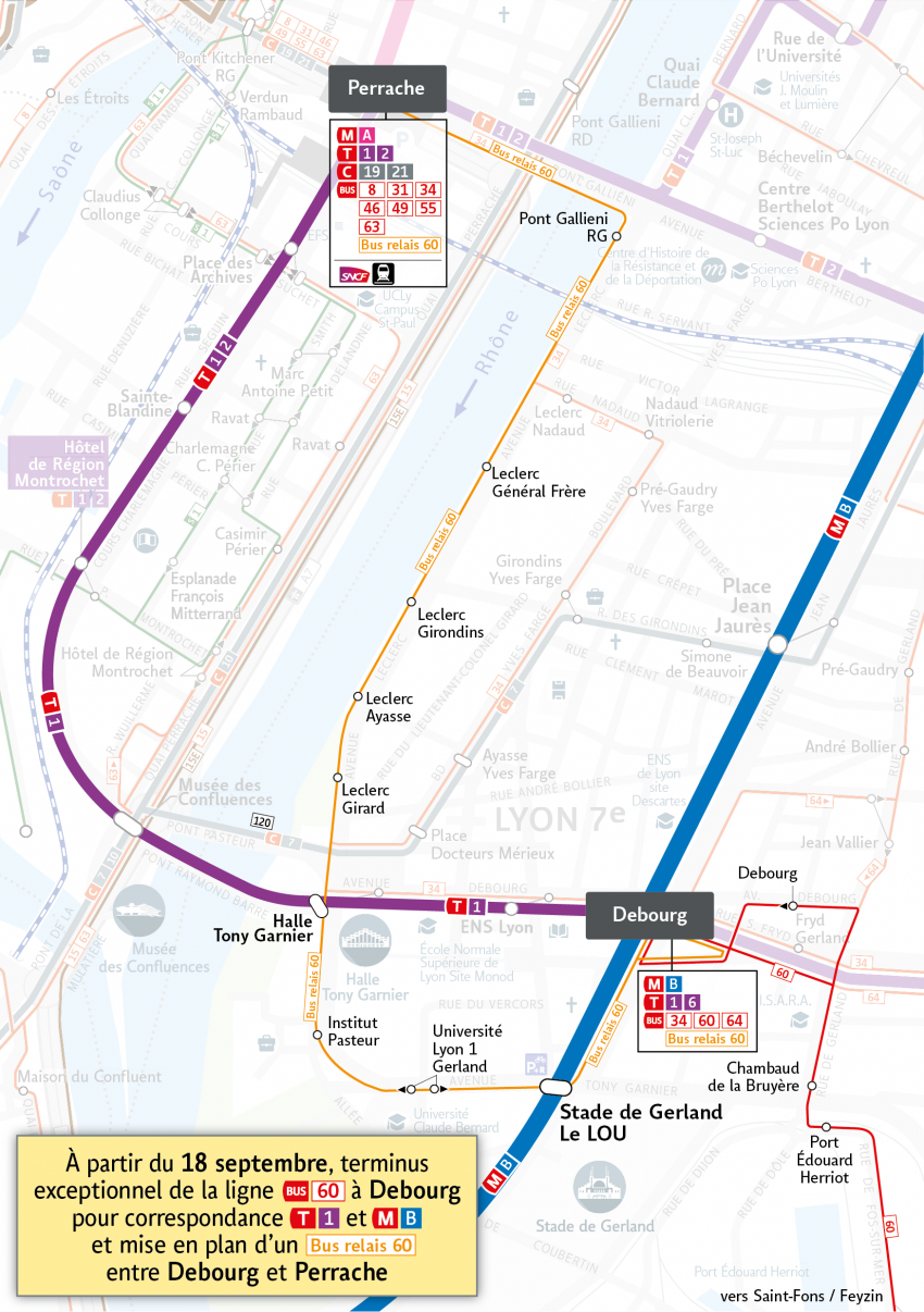 Carto travaux bus 60 - prolongement t10