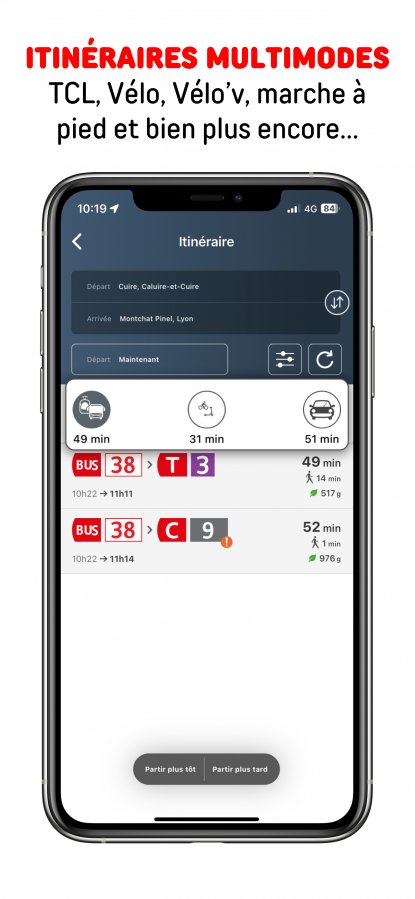 Itinéraires multimodes